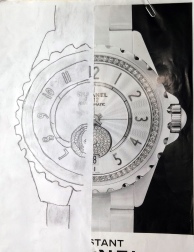 half drawing watch denzel k